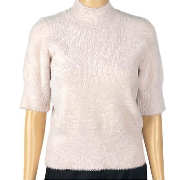 BAILEY 44 blush pink ultra soft stretchy mock neck sweater Size Small NWT - Picture 1 of 11